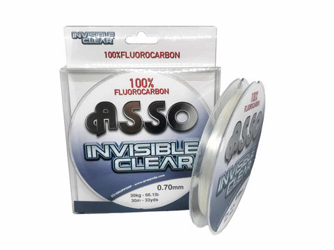 Asso 100% Fluorocarbon Invisible clear 30M