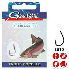 Gamakatsu BKD-3610N Trout Spiral 60cm