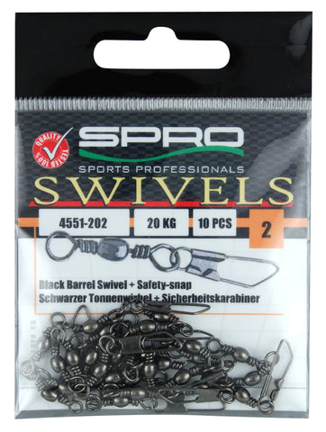 Spro Barrel Swivel Safety Snap